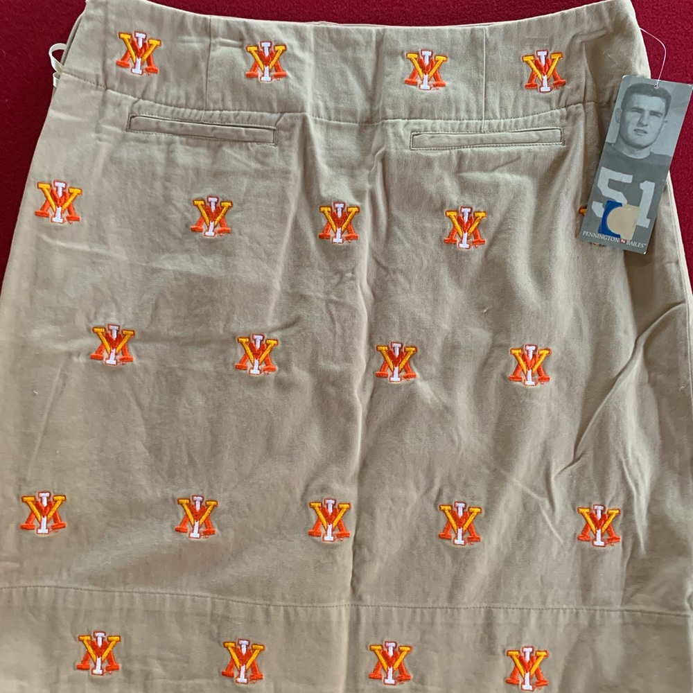 NWT, NCAA licensed VMI skirt (Pennington & Bailes)